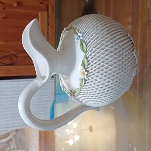 Vintage ceramic pitcher vase